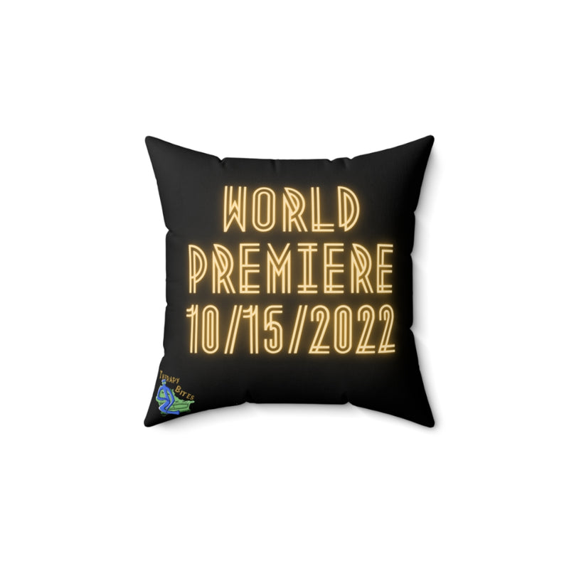 Podcast World Premiere Polyester Square Pillow