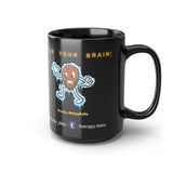 Freeze Amygdala Black Mug, 15oz