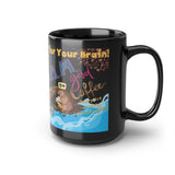 Black D.A.M. Good Coffee Mug, 15oz