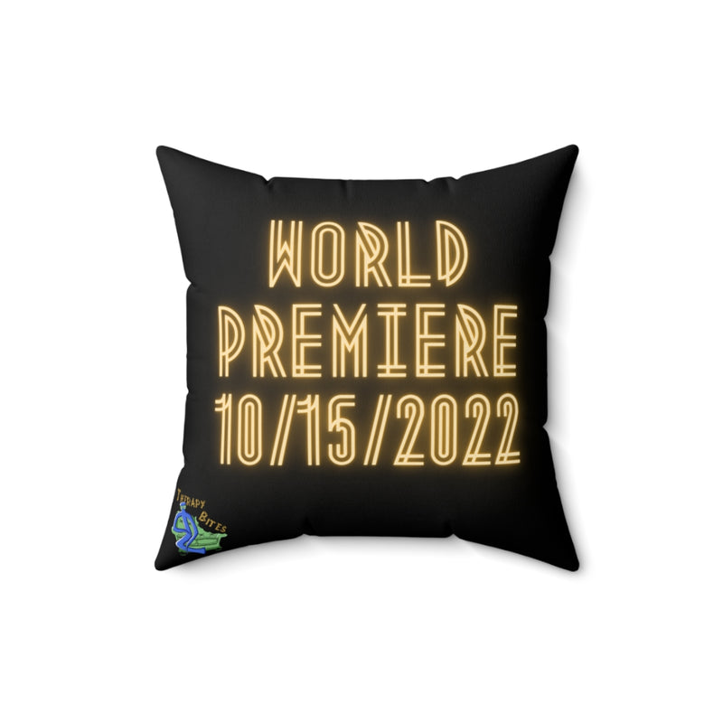 Podcast World Premiere Polyester Square Pillow