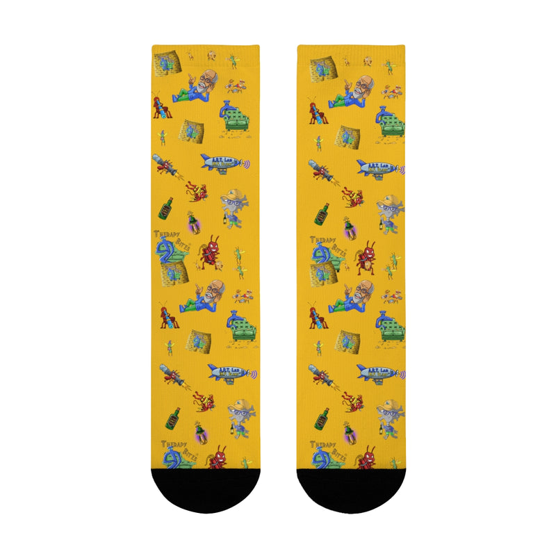 TherapyBites™ Sublimation Crew Socks