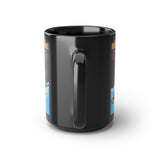 Black D.A.M. Good Coffee Mug, 15oz