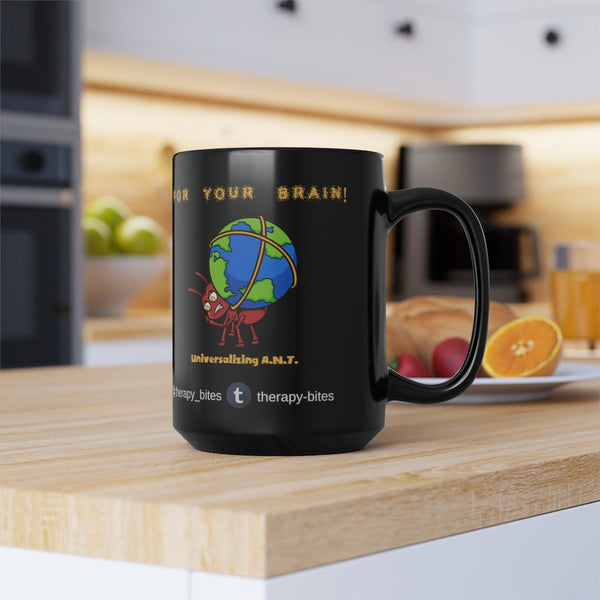 Universalizing A.N.T. Black Mug, 15oz