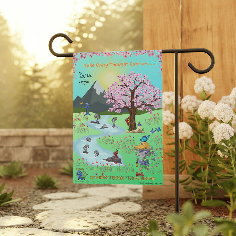 Take Every Thought Captive TherapyBites™ Garden & House Banner