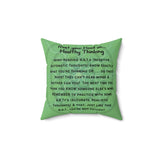 Mind Reading N.A.T. Spun Polyester Square Pillow