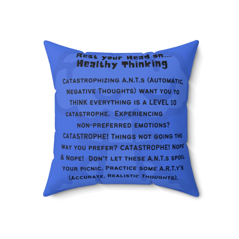 Catastrophizing A.N.T. Polyester Square Pillow